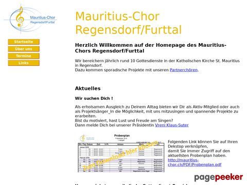 Mauritius-Chor Regensdorf/Furttal