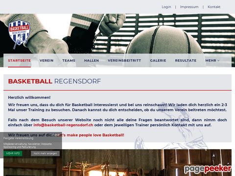 Basketball Regensdorf - für Frauen und Männer jeden Alters