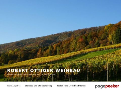 Robert Ottiger Weinbau - CH-8113 Boppelsen › Robert Ottiger Weinbau