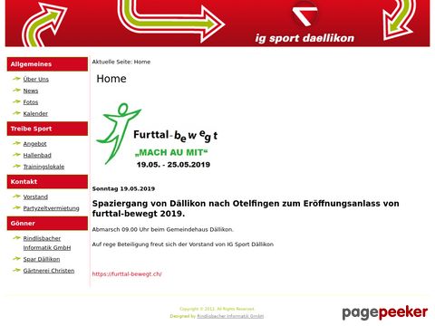 IG-Sport Dällikon - Sport- und Bewegunsangebot