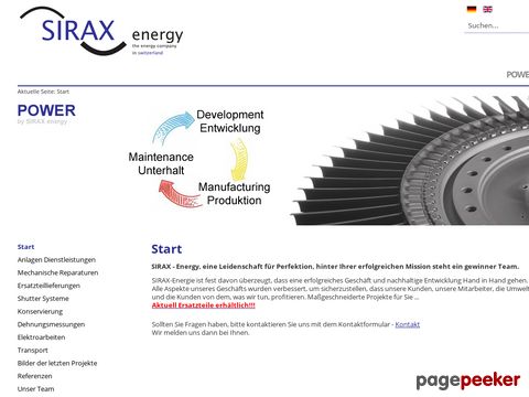 SIRAX - Energy, eine Leidenschaft für Perfektion
