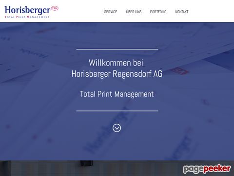 Horisberger AG, Total Print Management, Druckerei, Offset Druck, Digital Druck, Grafik, Satz