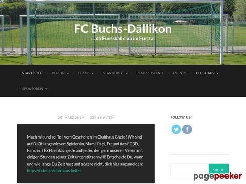 FC Buchs-Dällikon! Der Fussballklub im Furttal!