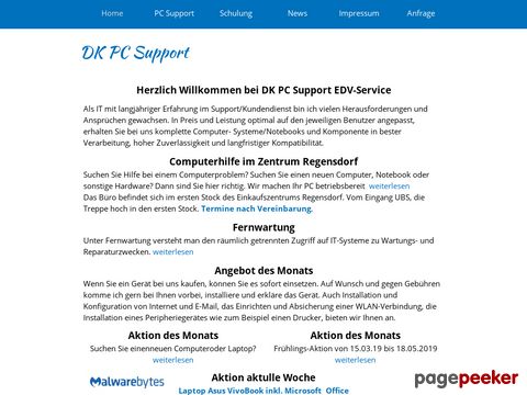 DK PC Support - Computerhilfe, Schulung & Beratung in Regensdorf 