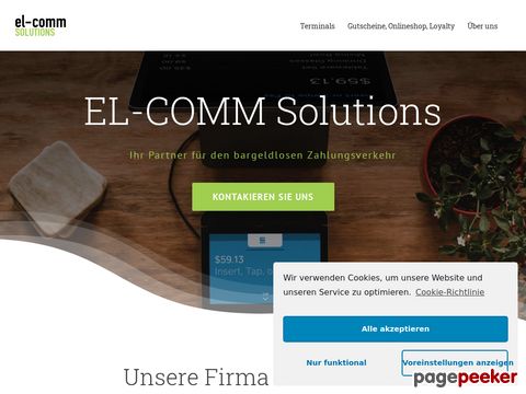 EL-COMM SOLUTIONS - Anbieter von Lösungen im Bereich Zahlungsverkehr