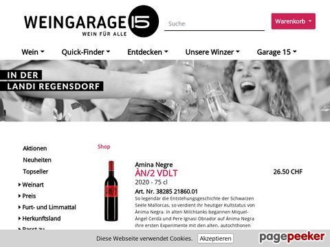 Weingarage15 - Wein für alle - in der Landi Regensdorf