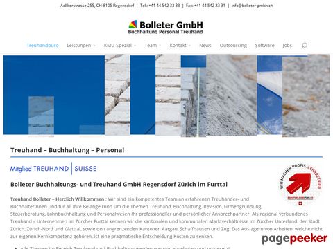 Treuhand Bolleter GmbH - Treuhand - Buchhaltung - Personal
