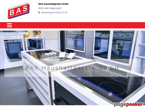 BAS Haushaltgeräte GmbH -Ihr Fachhändler für Haushaltsgeräte in Watt und Umgebung
