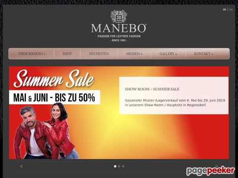 Manebo - Ledermode, Leather Fashion, Leder Accessoires